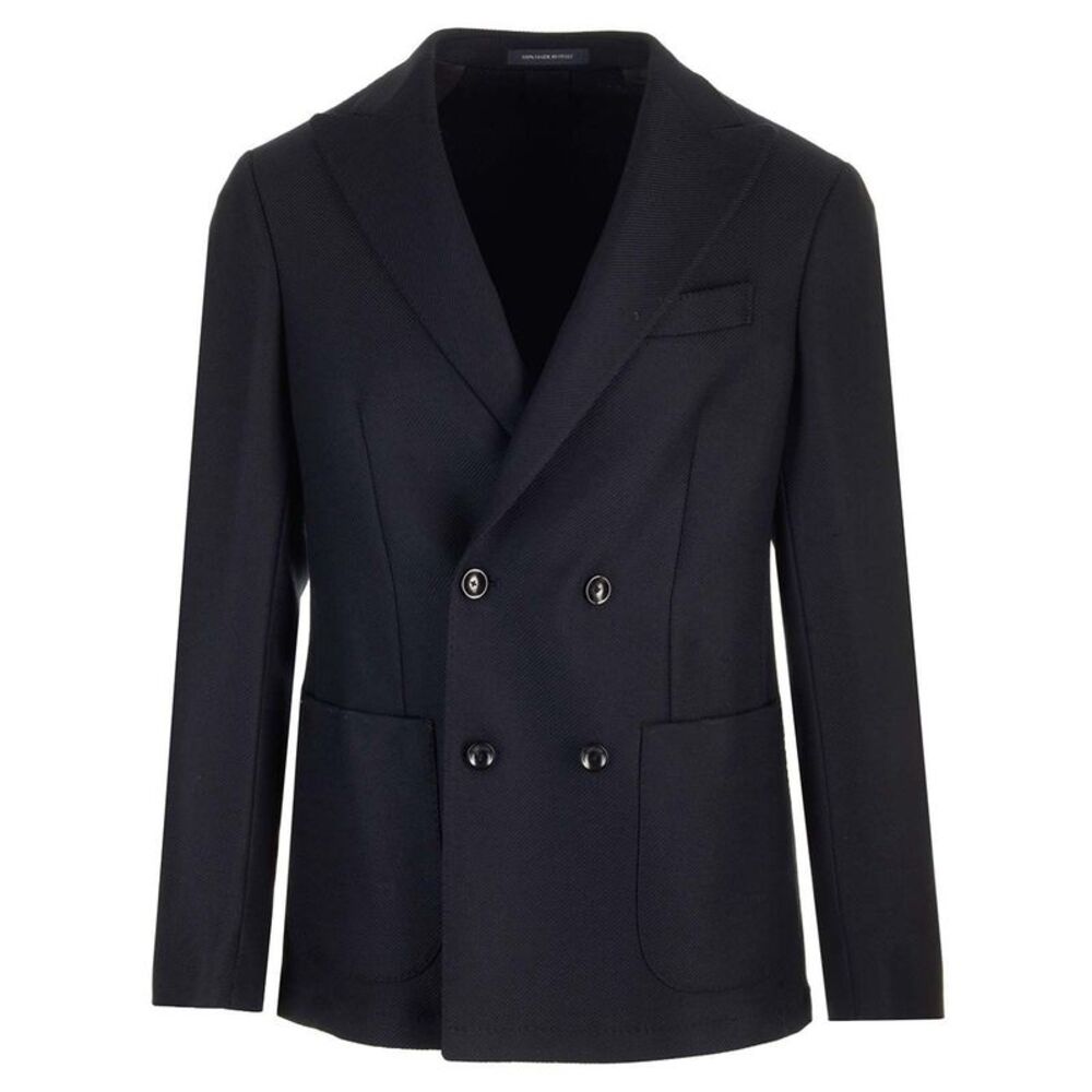 Al Duca D'aosta Men Double-Breasted Wool Jacket
